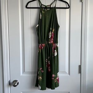 Cute green floral dress